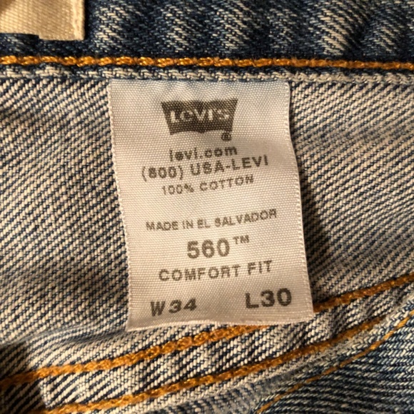 Vintage Levi’s 560’s Red tab comfort fit sz. 34 x 30 - Picture 9 of 11